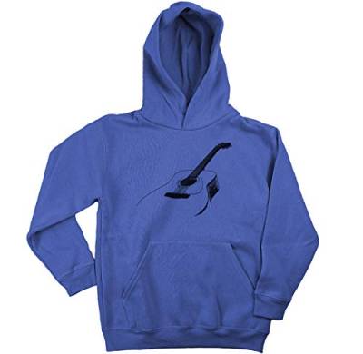 Ma2ca Unplugged Gitarre Kinder Kapuzenpullover Hoodie-royal-m von Ma2ca