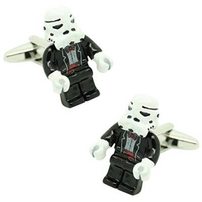 MasGemelos Weitere Manschettenknöpfe - Stormtrooper Manschettenknöpfe Lego Star Wars Manschettenknöpfe von MasGemelos