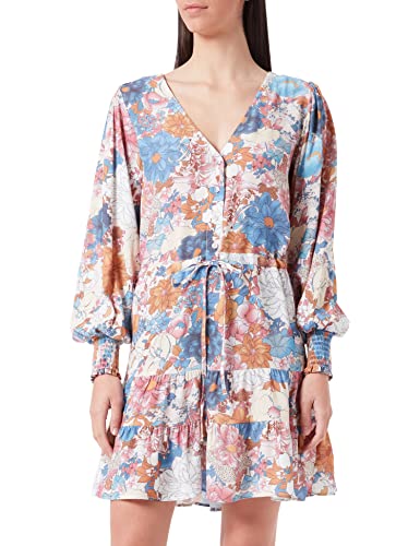 Mavi Damen Printed Dress Kleid, Pastel Flower Print, M/ von Mavi