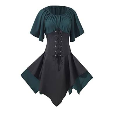 Dirndl Damen Midi Schürze Übergröße Trachtenkleid Trachtenmode Deutsches Kleid Besondere Anlässe Oktoberfest DamenOutfit Trachtenrock Kleid Dirndlbluse und Dirndlschürze Elegant für Oktoberfest von MeiLyviba