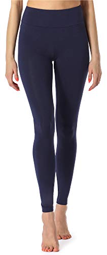 Merry Style Damen Lange Leggings Fitnesshose aus Viskose MS10-221 (Dunkelblau, XL) von Merry Style