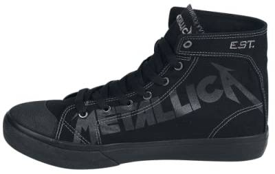 Metallica EMP Signature Collection Unisex Sneaker high grau/schwarz EU37 Textil Band-Merch, Bands von Metallica