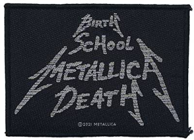 Metallica – Geburts-, Schul-, Metallica-, Todes-Patch, 10 cm x 7,5 cm von Metallica