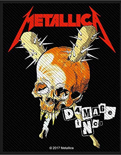 Metallica Patch Damage Inc Band Logo Nue offiziell woven sew on 10cm x 8cm von Metallica