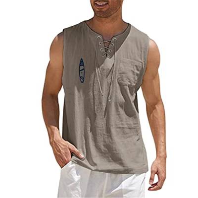 Sport Tank Top Gym Fitness Achselshirts Ärmellos T-Shirt Bodybuilding Unterhemden Men's Sports Tank Top Fitness Bodybuilding Muscle Shirt with Hood Hoodie B3716 von Mguotp