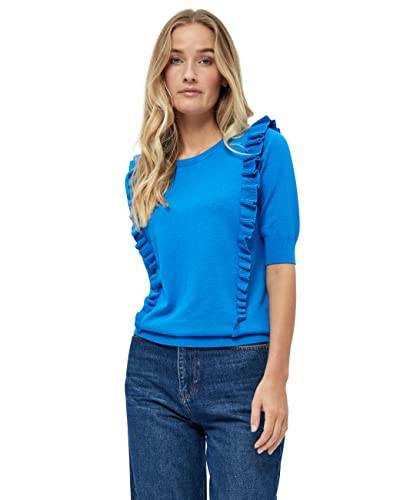 Minus Damen Vesia Knit Strick-T-Shirt, 1202 Ocean Blue, XXL von Minus