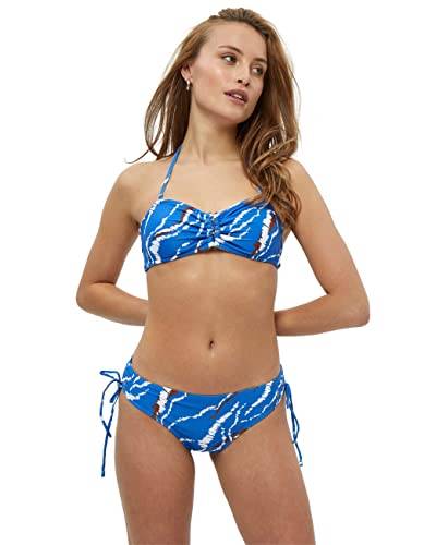 Minus Women's Amabel Bikini Bottom, Denim Blue Graphic Print, XL von Minus