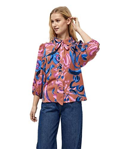 Minus Women's Talia Blouse, Magenta Flower Print, 6 von Minus