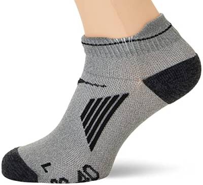 Mizuno Unisex Active Training Mid 2P Socke, Black/Grey, S von Mizuno