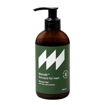 Monolit Shampoo mit Panthenol, für Männer, Haarverstärkung, Pflege der Haarwurzeln, Beruhigt die Kopfhaut, Panthenol, Kamillenextrakt, Wirksame Wirkung, 250 ml von Monolit Skincare for men