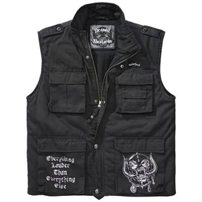 Brandit Herren Motörhead Ranger Vest Windjacke, Black, XL von Brandit