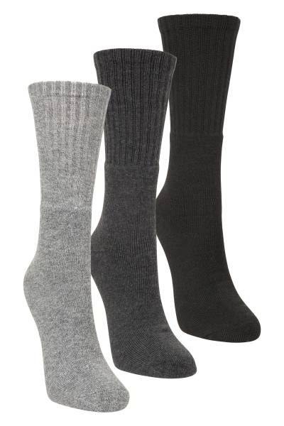 Outdoor Socken - 3er Pack - Grau von Mountain Warehouse