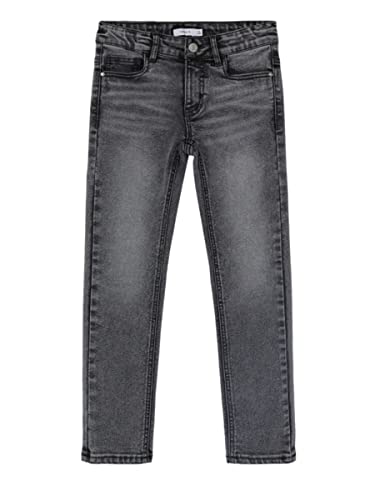 NAME IT Boy's NKMTHEO XSLIM Jeans 2312-TZ NOOS Jeanshose, Medium Grey Denim, 122 von NAME IT