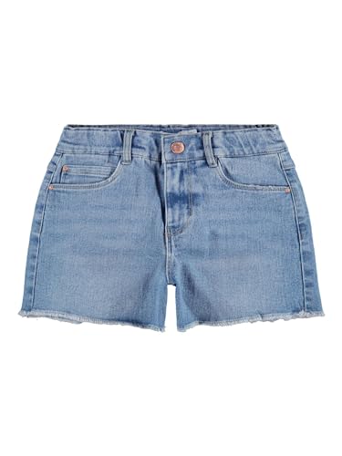 name it Damen NKFRANDI DNMTAYA HW MOM NOOS Shorts, Medium Blue Denim, 152 von NAME IT