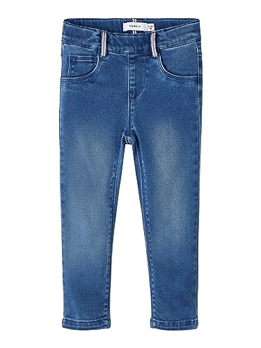 NAME IT Mädchen Nmfsalli Slim Dnm 1380-to Noos Legging, Medium Blue Denim, 92 EU von NAME IT