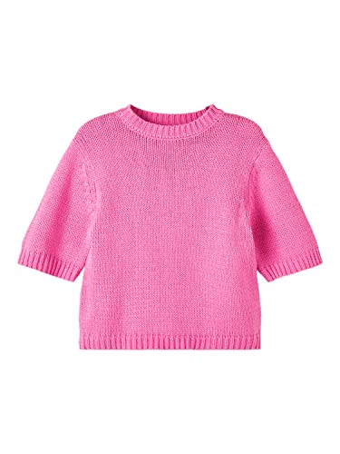 NAME IT Girl's NKFBALAO 2/4 SL Knit Strickoberteil, Cyclamen, 116 von NAME IT