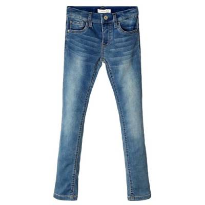 NAME IT Jungen Nkmtheo Dnmthayer 1166 Swe Pant Noos Jeans, Light Blue Denim, 104 EU von NAME IT