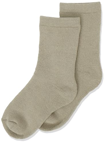 NAME IT Jungen NMMWAKSI Wool Terry XXIII Socken, Dark Grey Melange, 25W / 27L von NAME IT