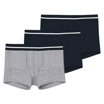 NAME IT Jungen Nkmboxer 3p Noos, Black/Pack:w/ 2 X Black+ 1 X Grey Mel., 146-152 von NAME IT