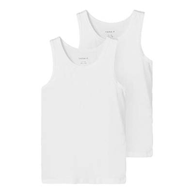 NAME IT Jungen Nkmtank Top 2p Noos Unterhose, Bright White, 122 EU von NAME IT