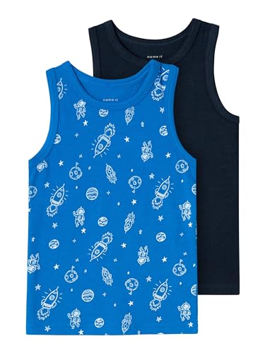 NAME IT Jungen Nmmtank Top 2p Skydiver Space Noos, Skydiver, 104 von NAME IT