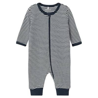 NAME IT Unisex NBNNIGHTSUIT Zip Y/D CORE NOOS Schlafstrampler, Dark Sapphire, 50 von NAME IT