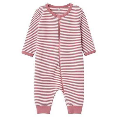 NAME IT Unisex NBNNIGHTSUIT Zip Y/D CORE NOOS Schlafstrampler, Mesa Rose, 68 von NAME IT