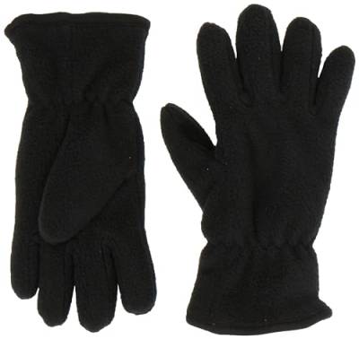 NAME IT Unisex NKNMAR Fleece Glove 7FO Handschuhe, Black, 7 von NAME IT