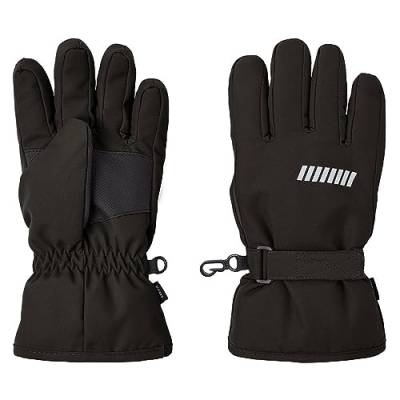 NAME IT Unisex NKNSNOW10 Gloves 2FO NOOS Handschuhe, Black, 9 von NAME IT