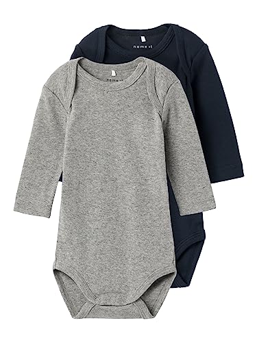 NAME IT Unisex Nbnbody 2p Ls Dark Sapphire Noos Body, Dark Sapphire, 98 EU von NAME IT