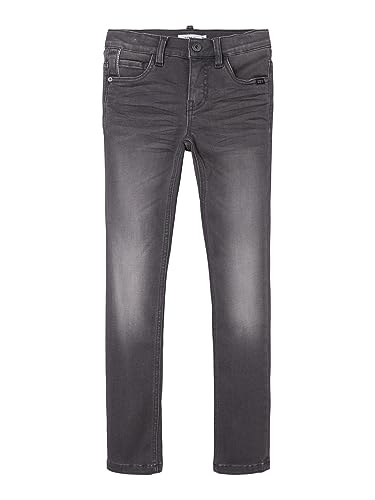 NAME IT Herren Nkmtheo Dnmclas Pant Noos Jeans, Dark Grey Denim, 158 EU von NAME IT