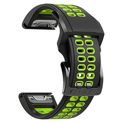 NIBYQ 22 mm Sport-Silikon-Uhrenarmband für Garmin Fenix 6, 6Pro, 5, 5 Plus, 935, 945, S60, einfache Passform, Schnellverschluss, Smart-Armband, 22mm For Fenix 6 6Pro, Achat von NIBYQ