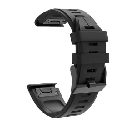 NIBYQ 26 mm Smartwatch-Armband für Garmin Fenix 7X 5X Plus 6X Pro 3 3HR Tactix Delta, offizielles Silikon-Armband, 26mm Fenix 7X 3HR, Achat von NIBYQ