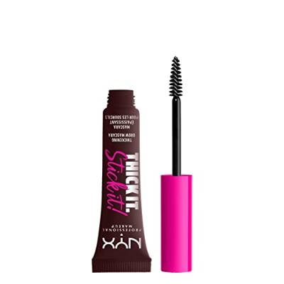 NYX Professional Makeup Augenbrauen-Mascara mit bis zu 16h Halt, Für getönte und vollere Augenbrauen, Thick It. Stick It! Brow Mascara, Espresso (Braun) von NYX PROFESSIONAL MAKEUP