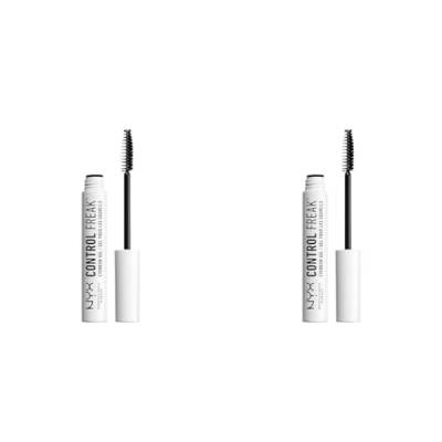 NYX Professional Makeup Augenbrauengel, Control Freak Eyebrow Gel, Klarer Brow Setter und transparente Mascara, Für gezähmte Augenbrauen fixierte Augenbrauenfarbe, Ohne Kleben oder Bröckeln, 10 ml von NYX PROFESSIONAL MAKEUP