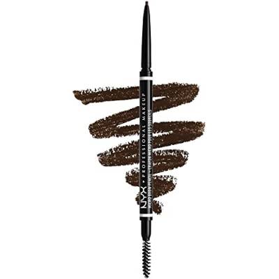 NYX Professional Makeup Augenbrauenstift, Micro Brow Pencil, Beidseitig mit ausdrehbarem Augenbrauenstift und Bürstchen, Vegane Formel, Farbe: MBP 07 Espresso von NYX PROFESSIONAL MAKEUP