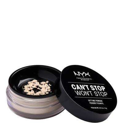 NYX Professional Makeup Can't Stop Won't Stop Setting Powder (Various Shades) - Light von NYX Professional Makeup