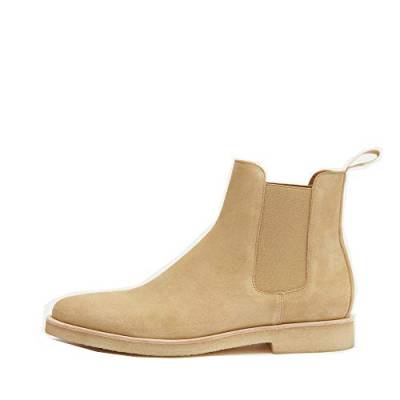 New Republic | Herren Sonoma Chelsea Boot mit Crêpe Sohle, Hellbraun, 39.5 EU von New Republic