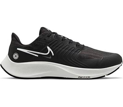 NIKE Air Zoom Pegasus 38 Shield Herren Laufschuhe Sneaker Schuhe DC4073 (Schwarz/Platinum Tint-DK Smoke Grey 001), Black Platinum Tint Dk Smoke Grey, 45.5 EU von Nike