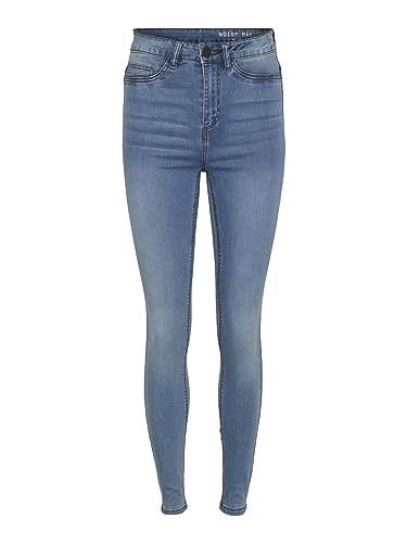 Noisy May NOS DE Damen Nmcallie Hw Vi059lb Noos Skinny Jeans, Blau(blaulight Blue Denim), 26W / 30L EU von Noisy may