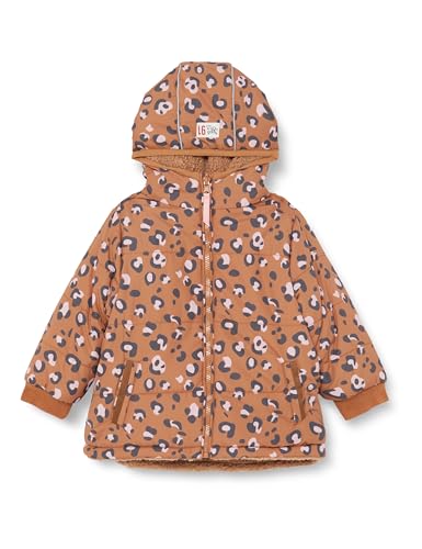 Noppies Kids Mädchen Girls Jacket Annamaria Reversible All Over Print Jacke, Chipmunk-P700, 98 von Noppies Kids