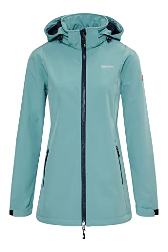 Nordberg Iris - Softshell Outdoor Sommerjacke Damen - Mineralblau - Größe L. von Nordberg