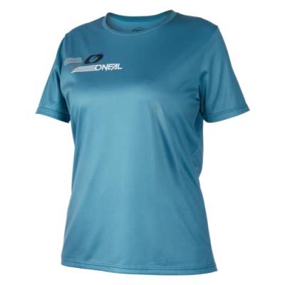 O'NEAL | Mountainbike-Shirt | MTB Mountainbike DH Downhill FR Freeride | Atmungsaktives Material, Schnell trocknend, antibakteriell | Slickrock Women´s Jersey V.23 | Damen | Hell-Blau | Größe S von O'NEAL