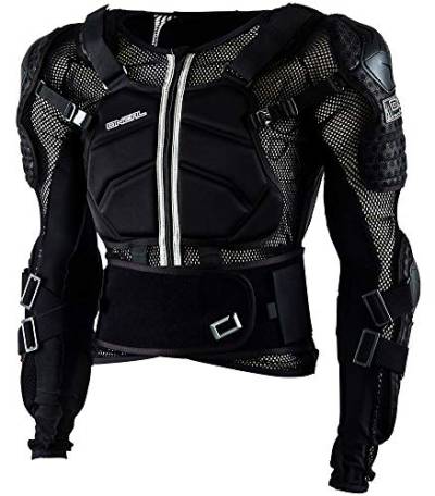 O'NEAL | Protektoren-Jacke | Kinder | Motocross Enduro | Verstellbare Stretchbänder, Hochschlagfestes IPX®-Material, Mesh-Paneele zur Kühlung | Underdog Protector Jacke Youth | Schwarz | Größe L von O'NEAL