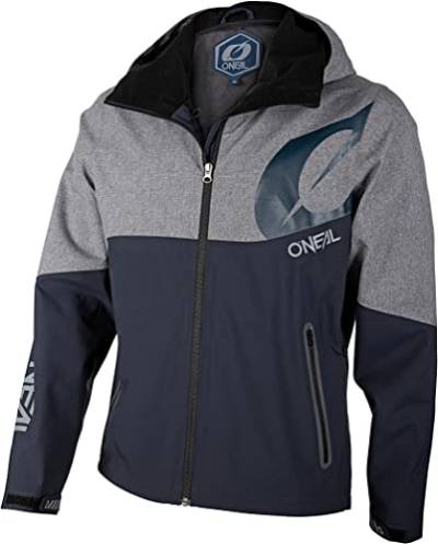 O'NEAL Unisex Cyclone Soft Shell Jacke, Blau/Grau, M, M von O'NEAL