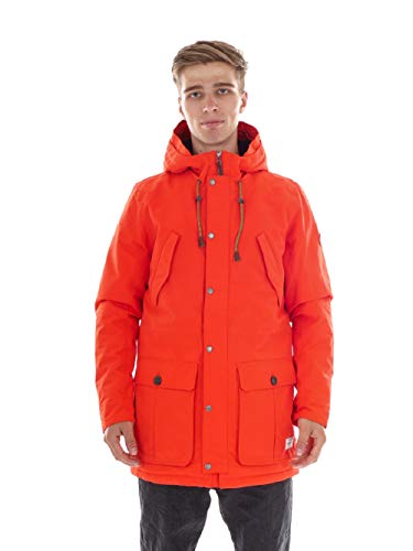 O`Neill Parka Wetterjacke Kurzmantel Journey rot Teddyfleece Funktion (M) von O'Neill