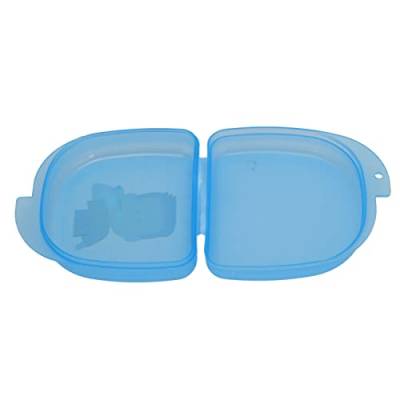 Prothesenbox, schlagfest waschbar wasserdicht staubdicht Dental Retainer Case wiederverwendbarer Mundschutz Behälter fest robust für zu Hause Reisen für die Zahnarztpraxis(Blau) von OKAT