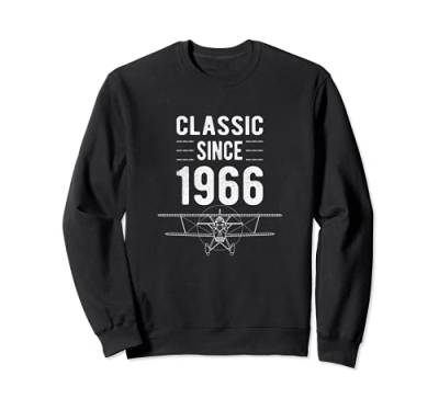 Classic 1966 Shirt Flugzeug Flugzeug 55. Geburtstag Geschenke Herren Sweatshirt von OMG Its My Birthday Happy Birthday Shirts