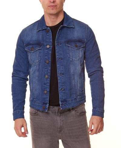 ONLY & SONS Coin Life Herren Jeans-Jacke zeitlose Freizeit-Jacke 22010451 Blau von ONLY & SONS