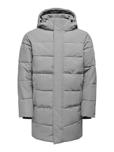 ONLY & SONS Herren ONSCARL Life Long Quilted Coat NOOS OTW Steppjacke, Griffin, M von ONLY & SONS